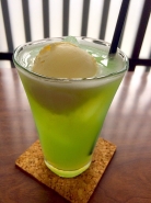 メロンソーダフロート　　350円