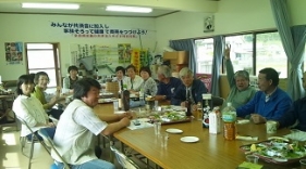 懇親会で～す。