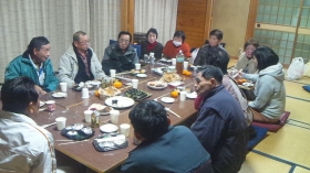 富原・月田班の新年懇親会です。