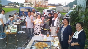 焼き肉パーティの始まりです。