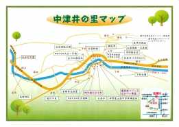 中津井の地域マップです。
