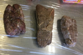 下味を４種類変えて漬け込む